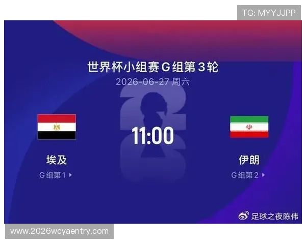 2026年世界杯埃及对阵伊朗比赛时间地点及赛前详细提醒